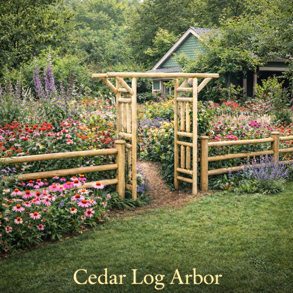 Outdoor Wooden Arbor